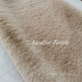 Hot Sale Excellent 100% Polyester Fabric Soft Faux Rabbit Fur for Long Fake Fur